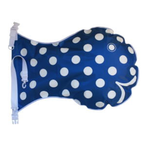 Wickelfisch Blau Polkadots (M)